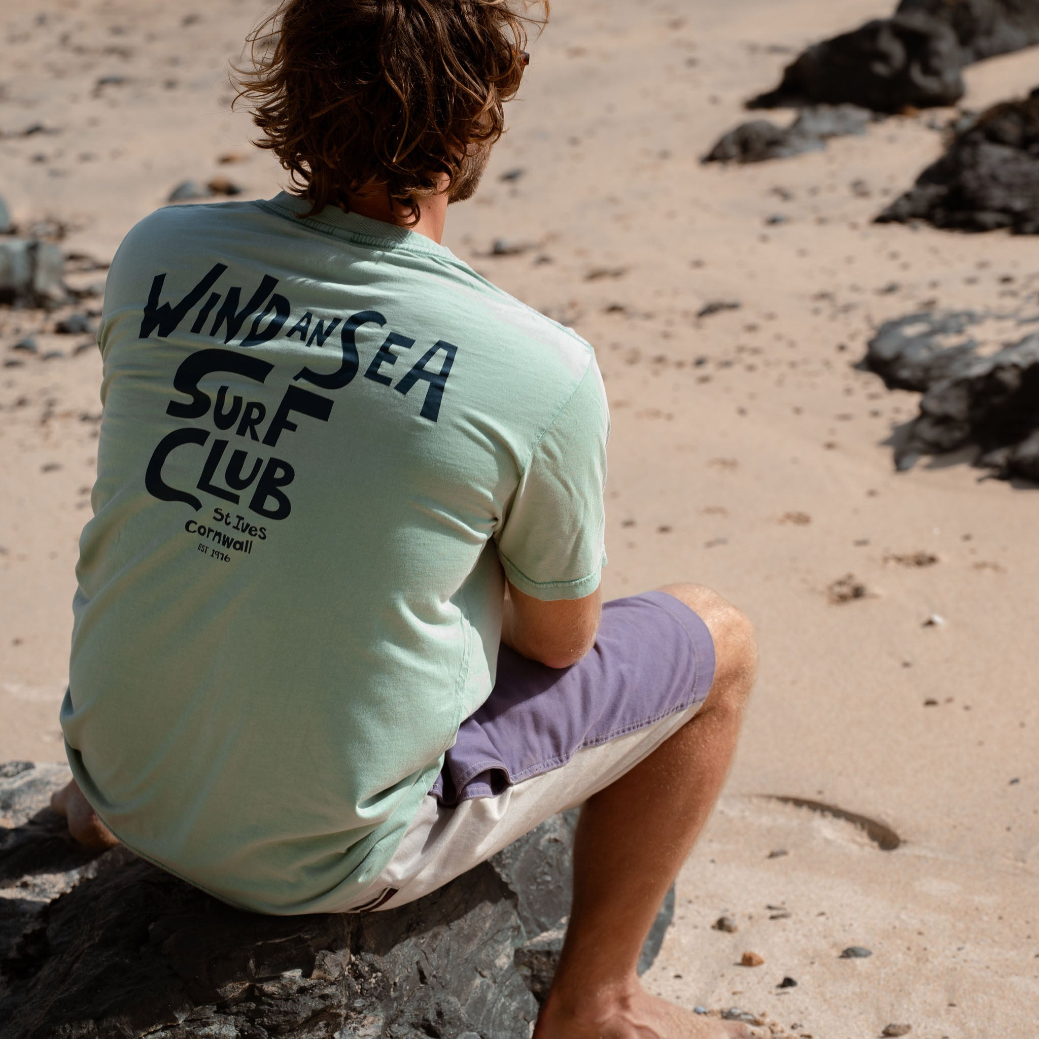 WindanSea - Surf Club T-Shirt | Stone Washed Sage