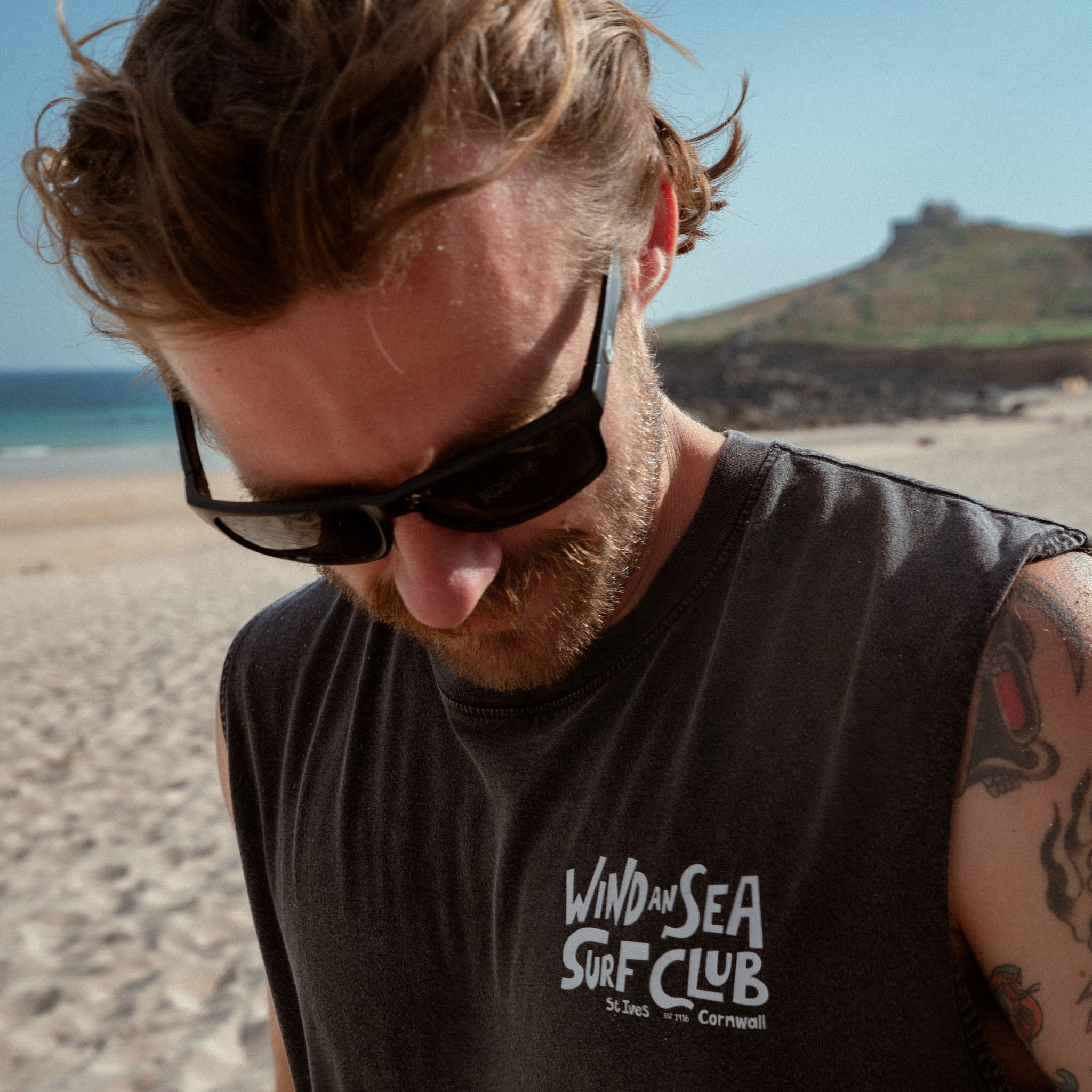 WindanSea - Surf Club Tank | Stone Washed Black