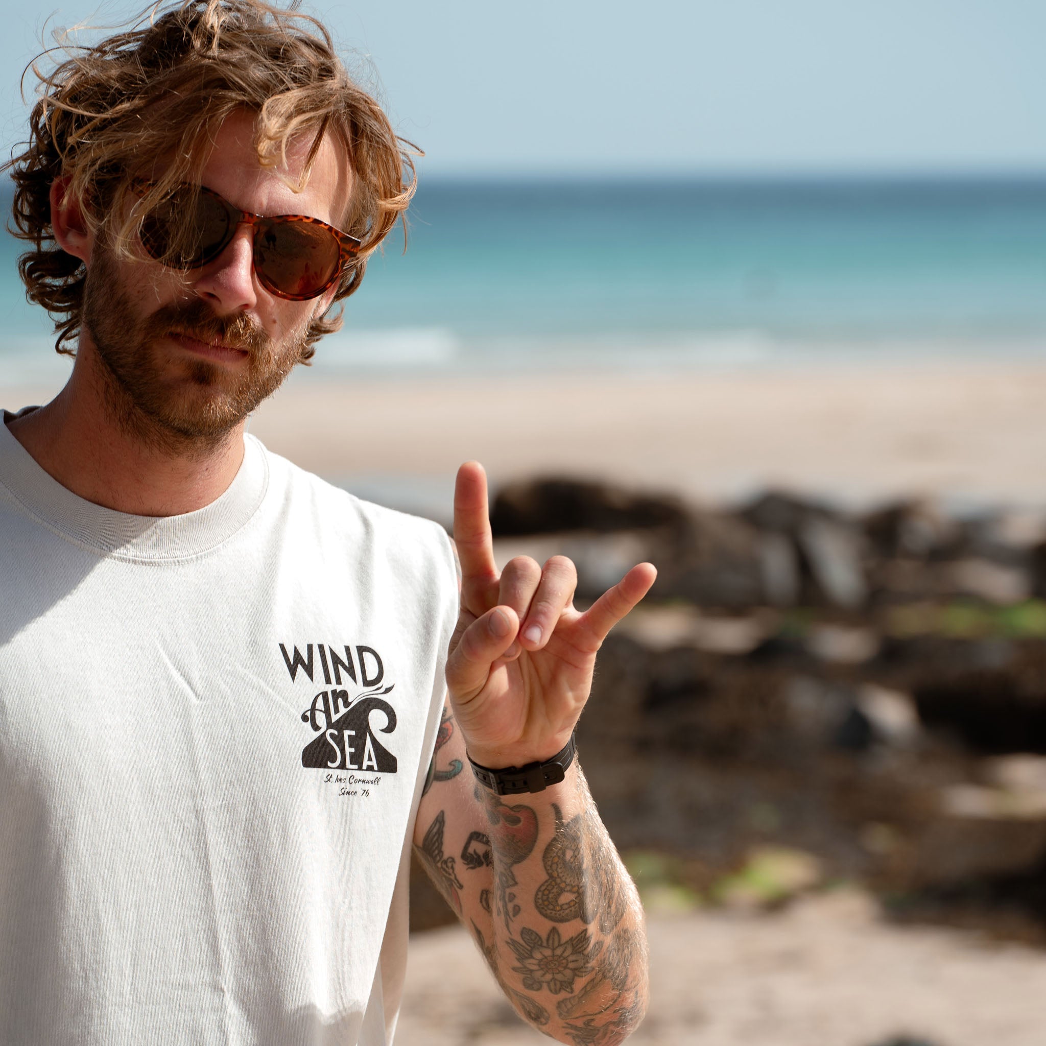 WindanSea Men's Vest | Faded Bone