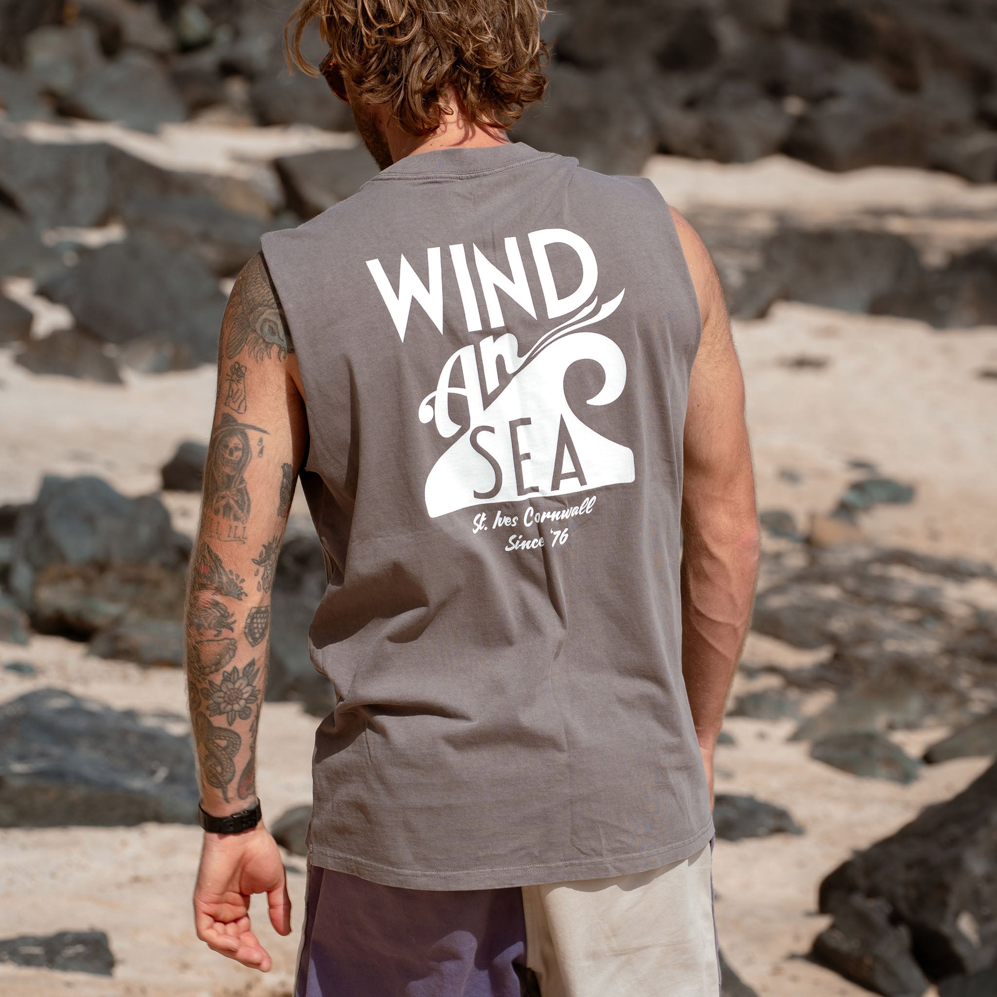 WindanSea Men's Vest | Faded Grey