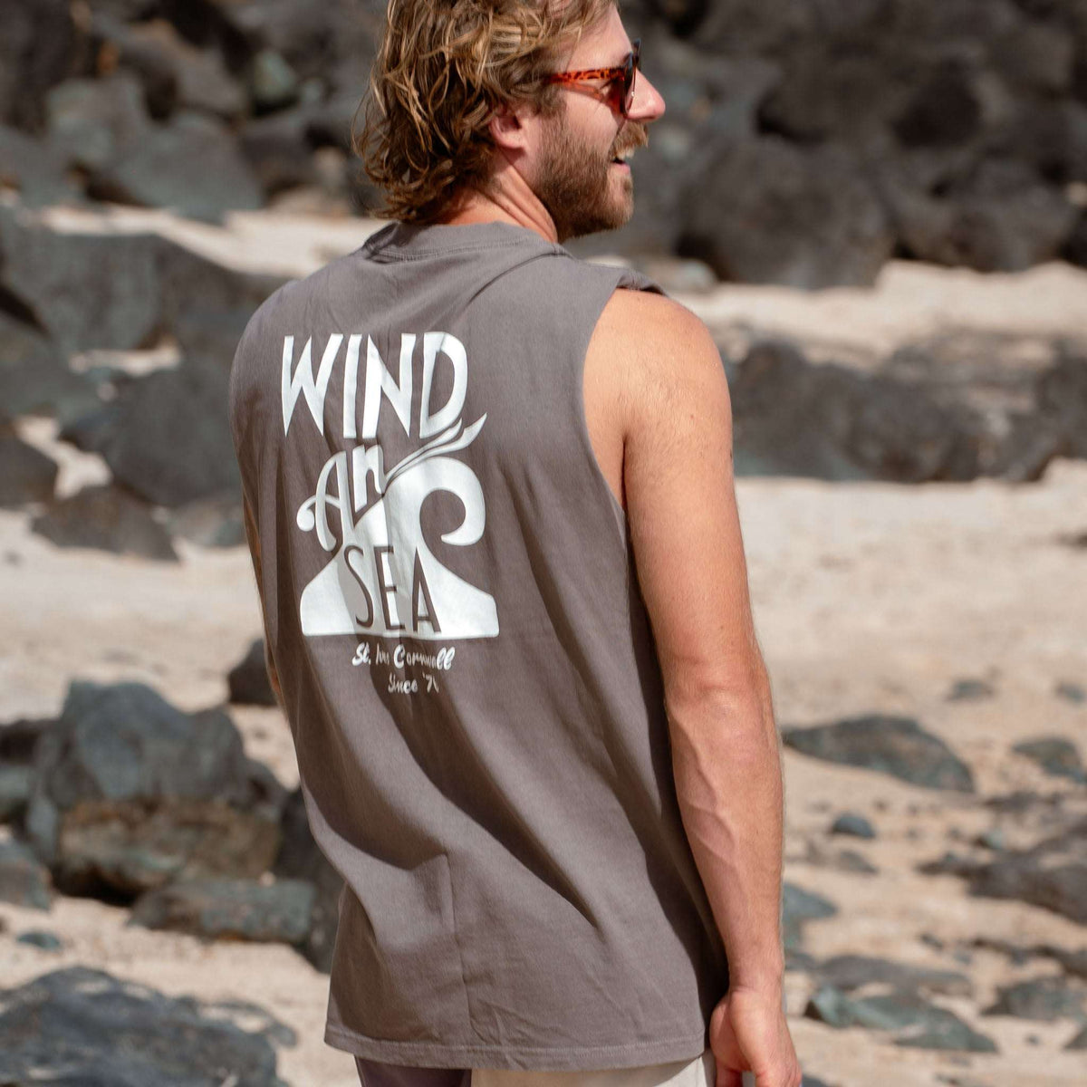 WindanSea Men's Vest | Faded Grey