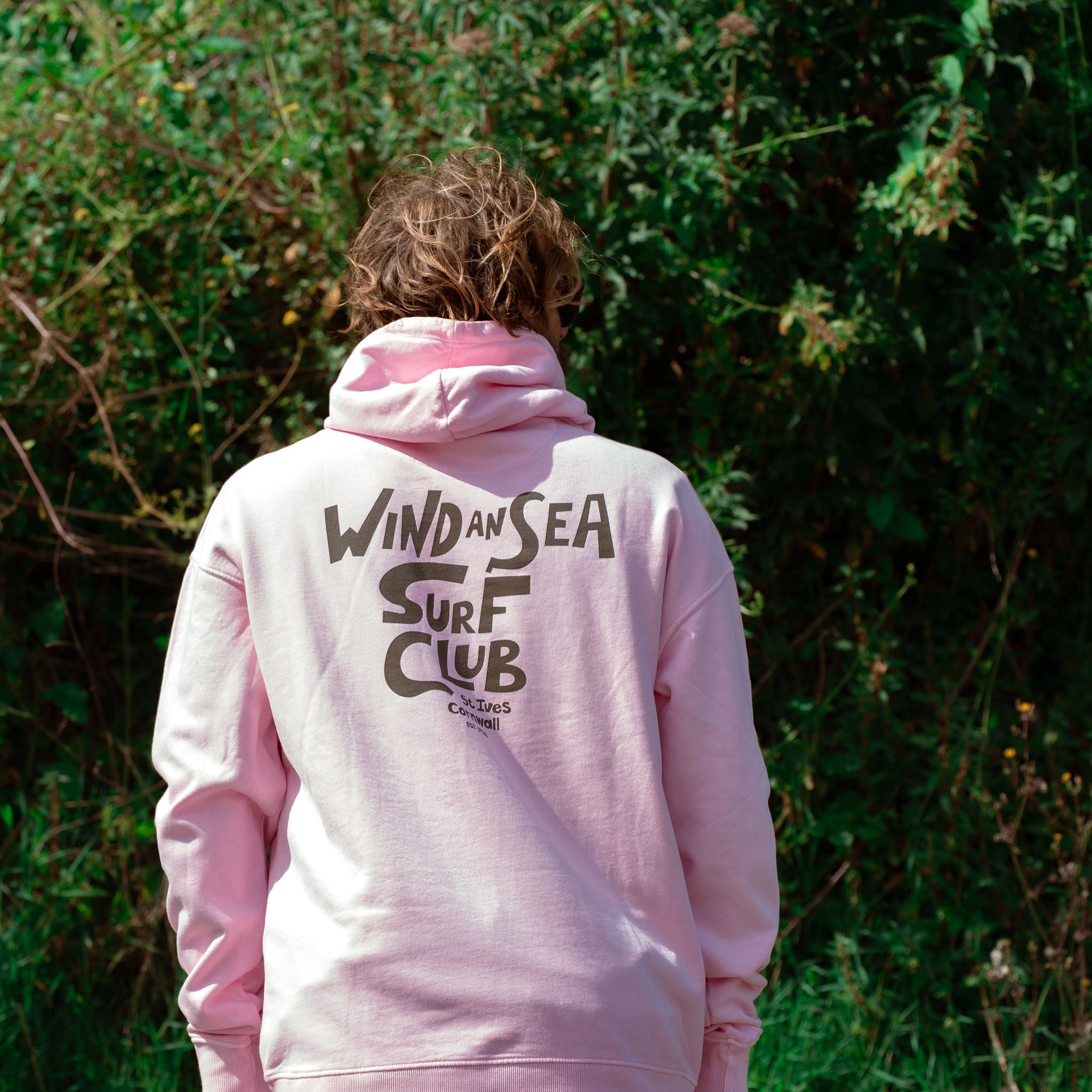 WindanSea - Surf Club Hood | Stone Washed Pink
