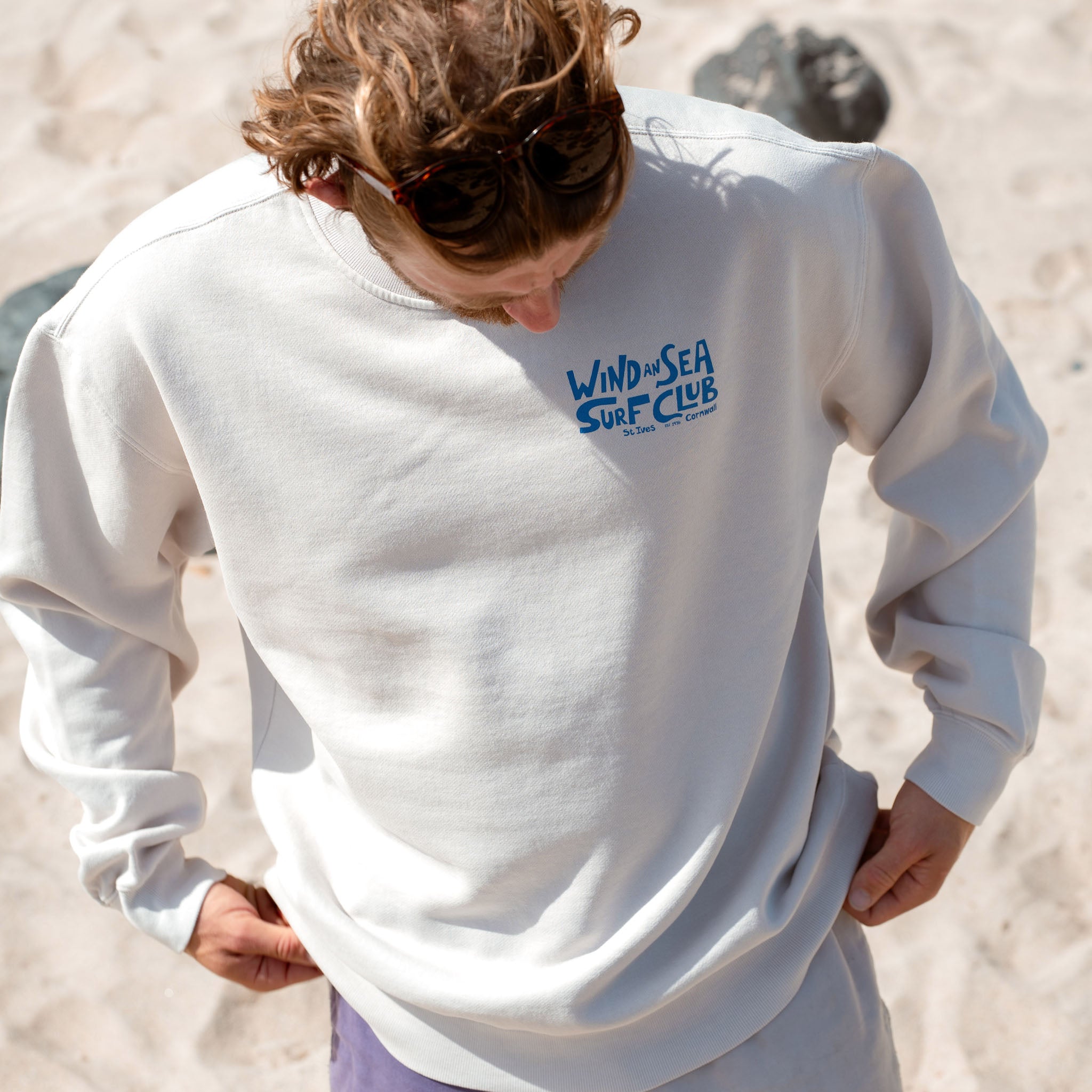 WindanSea Surf Club Crew | Faded Bone
