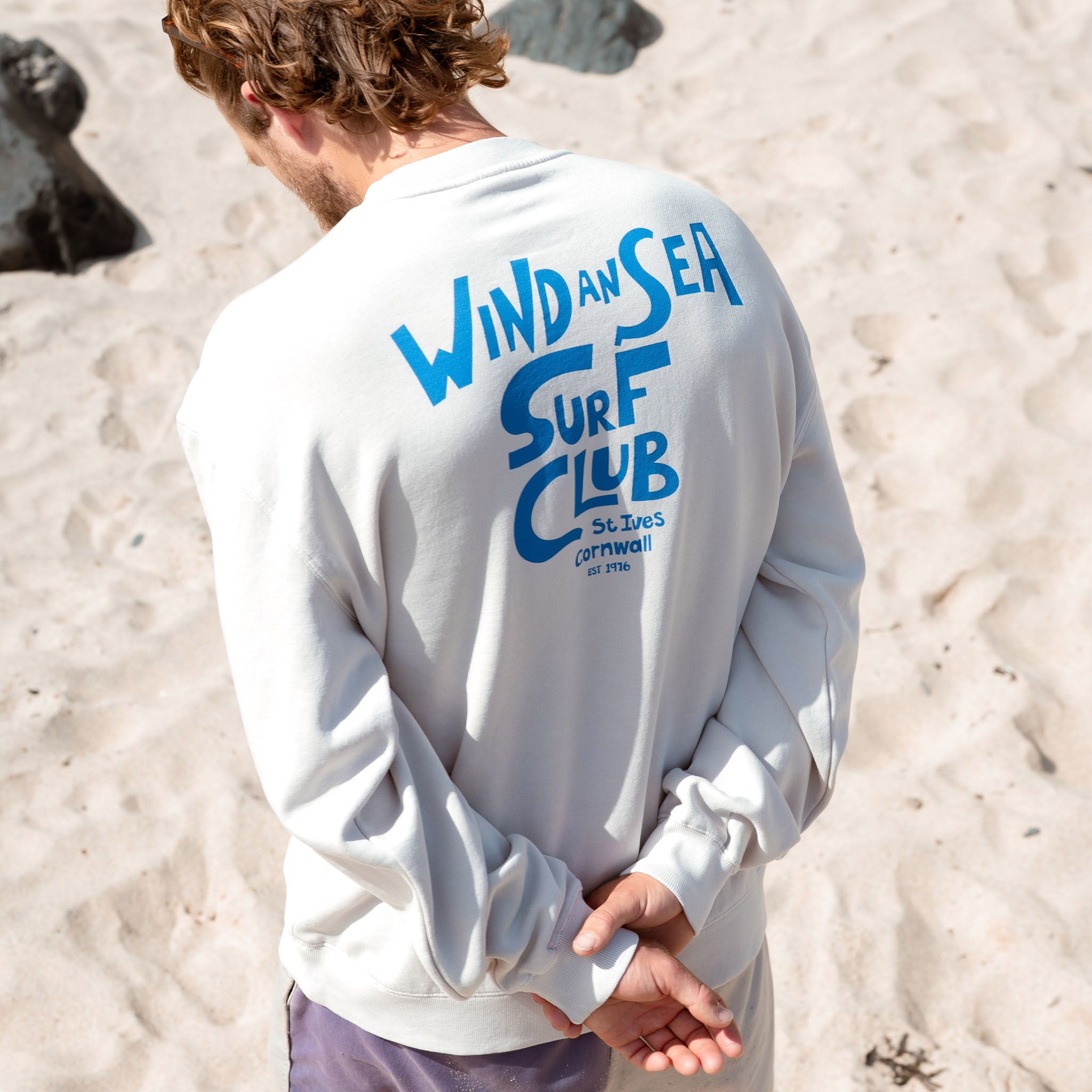 WindanSea Surf Club Crew | Faded Bone