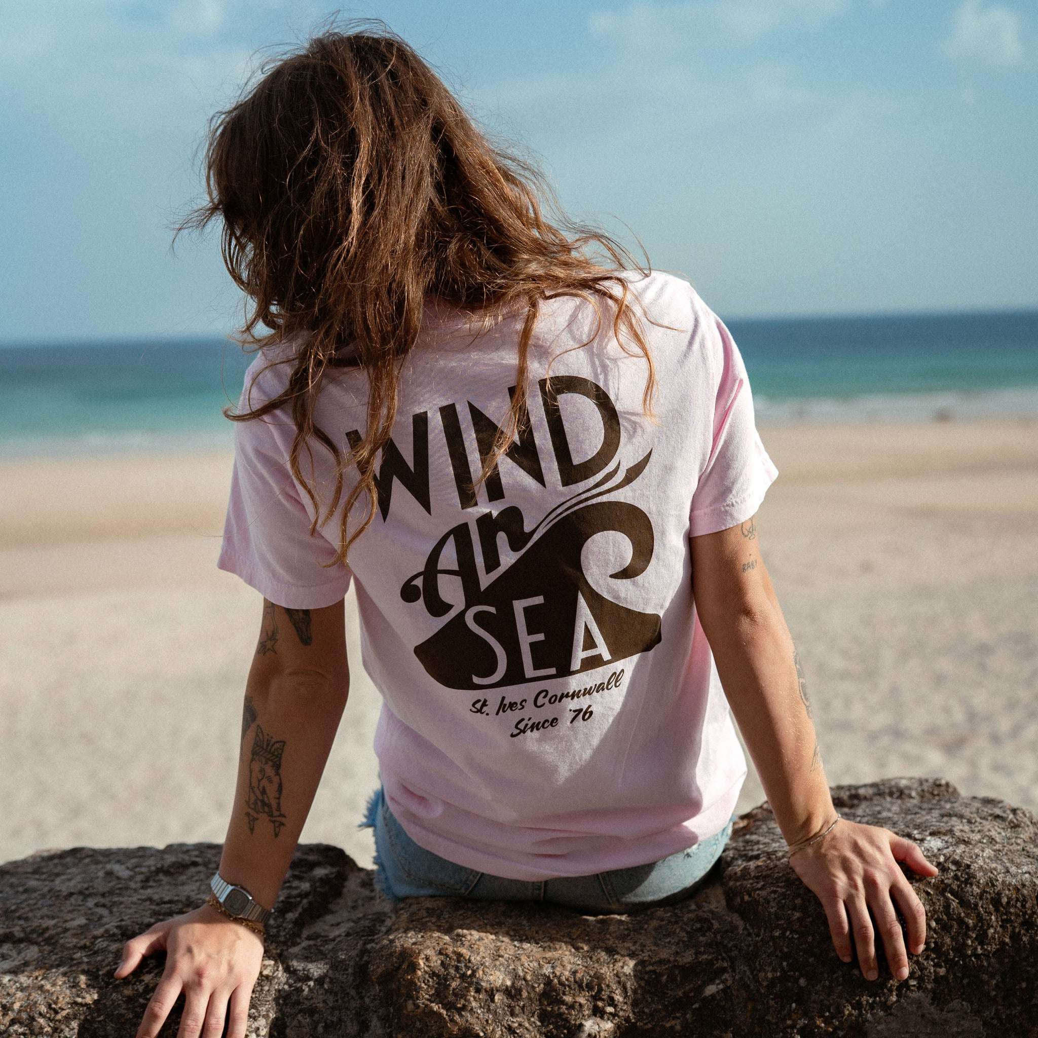 WindanSea Logo T-Shirt | Blossom