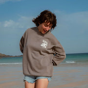 WindanSea Logo Unisex Crew | Faded Grey