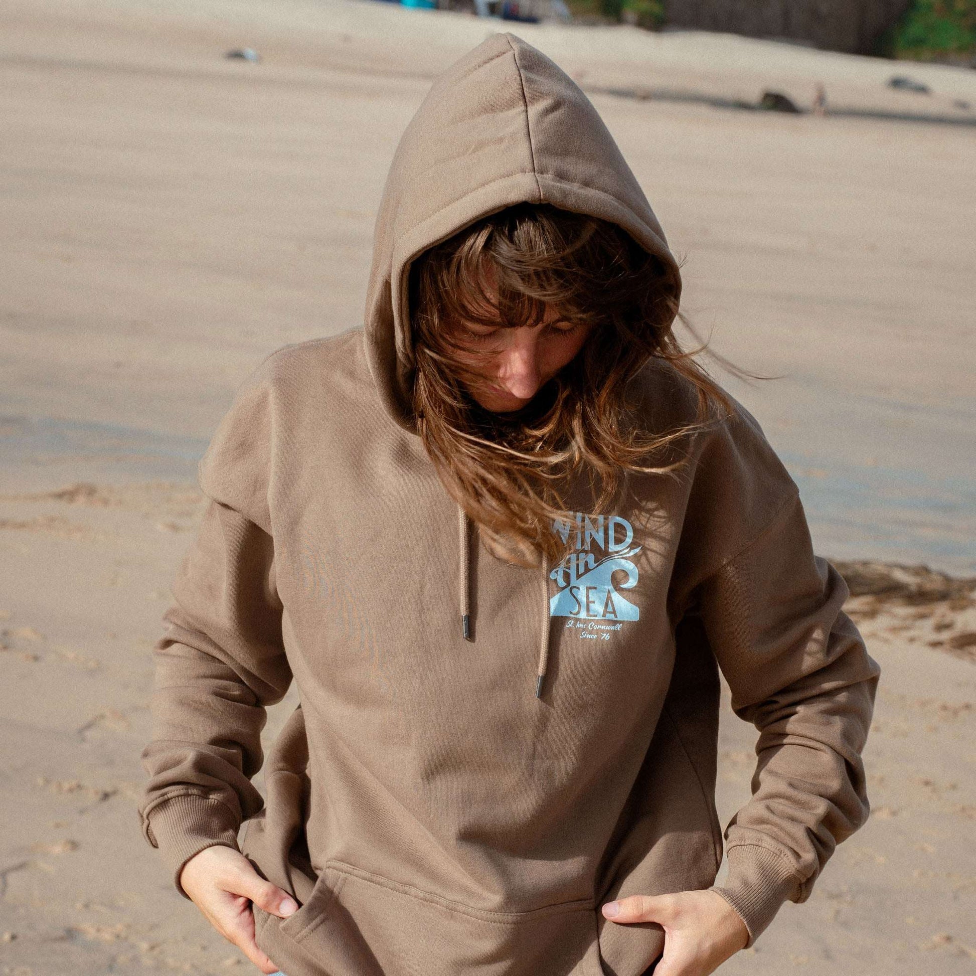 WindanSea Logo Hood | Faded Brown