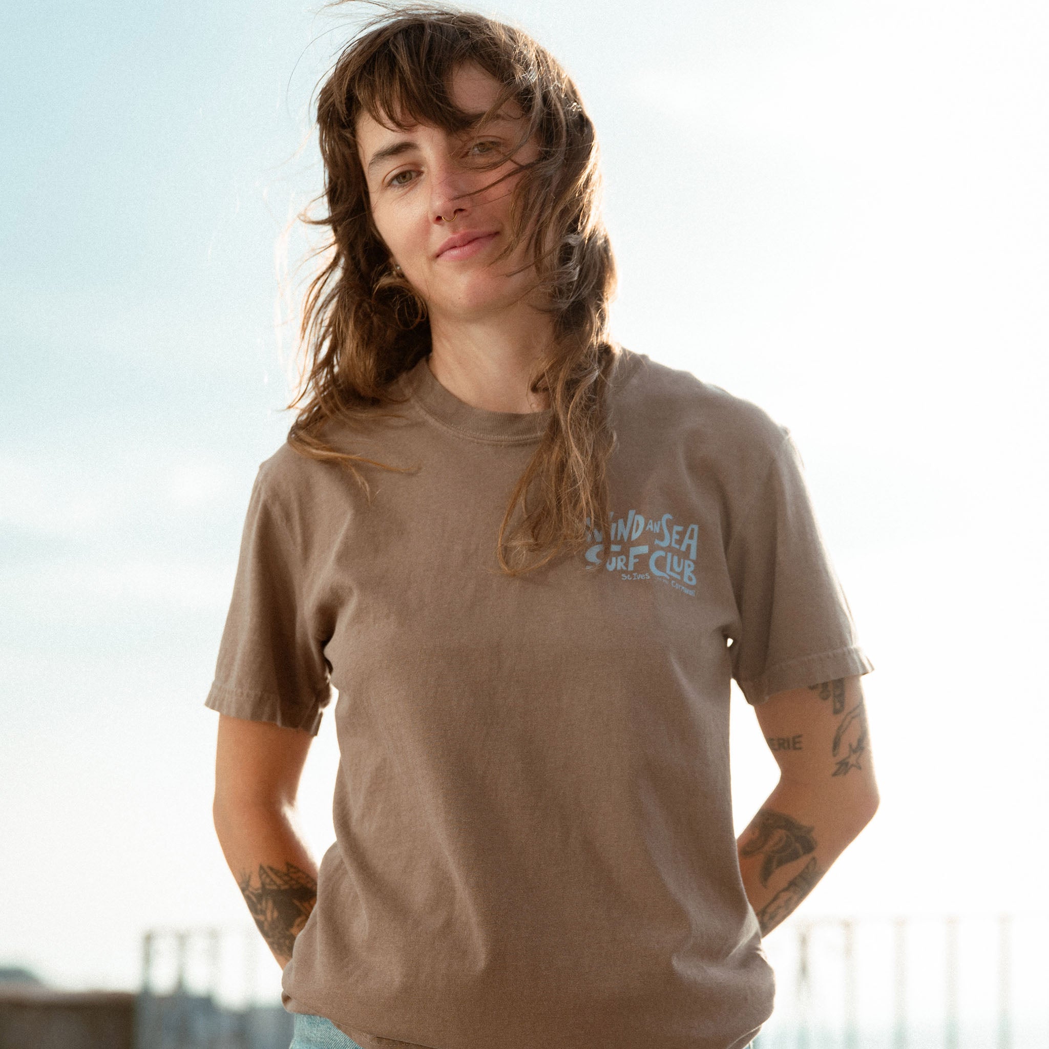 WindanSea - Surf Club T-Shirt | Dyed Espresso