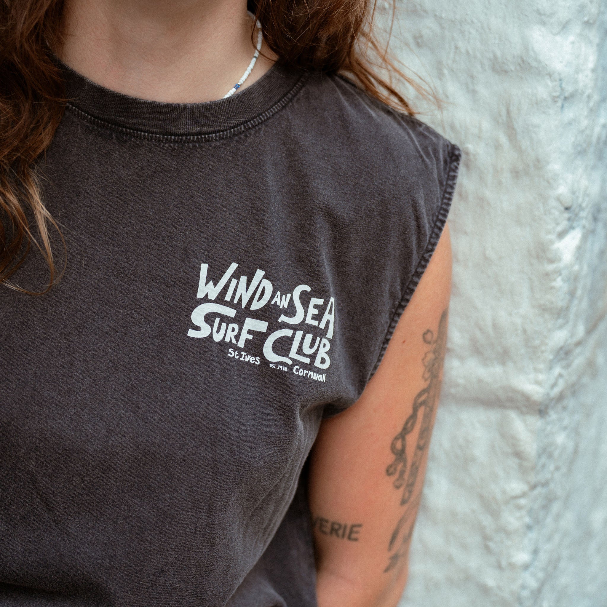 WindanSea - Surf Club Tank | Stone Washed Black
