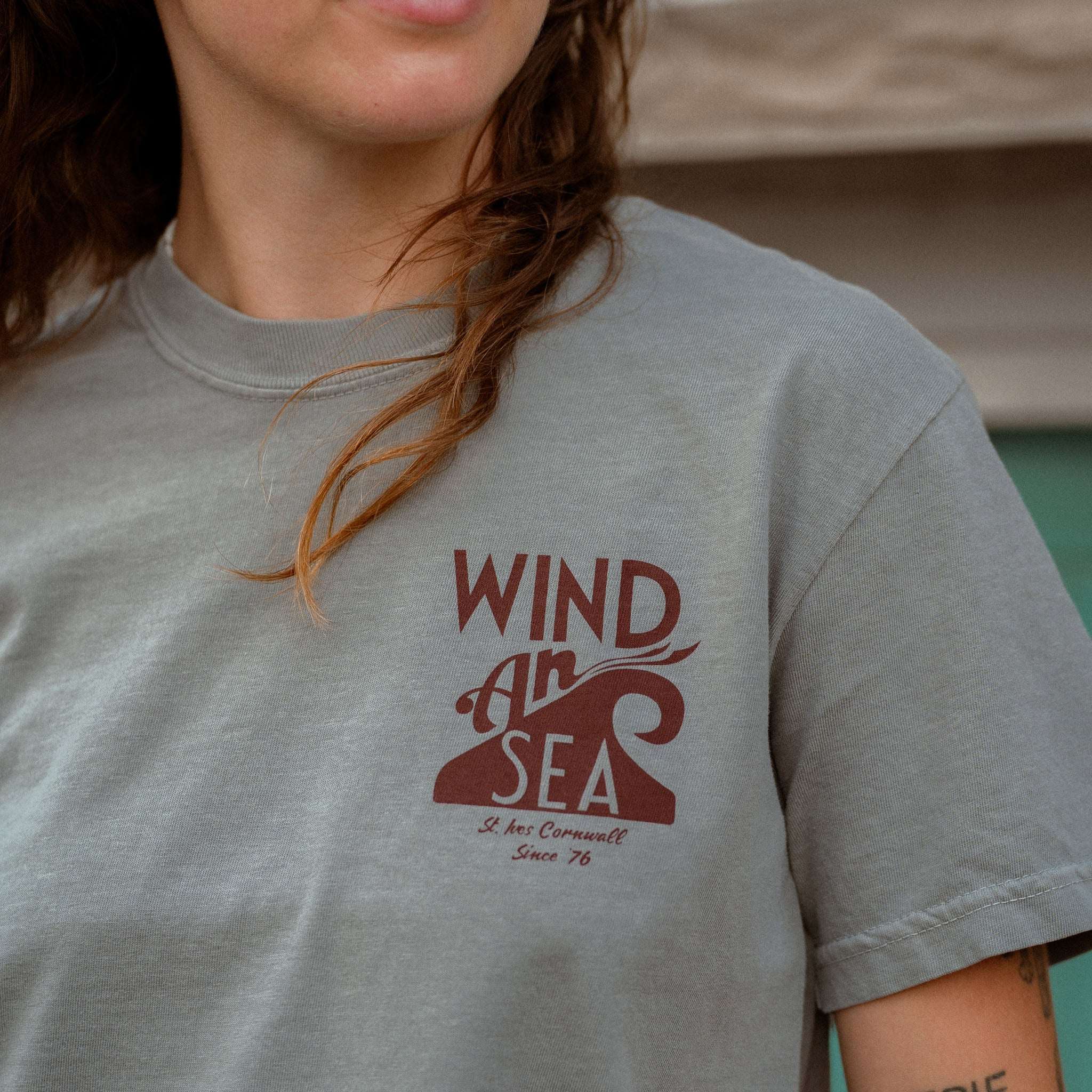 WindanSea Logo T-Shirt | Grey