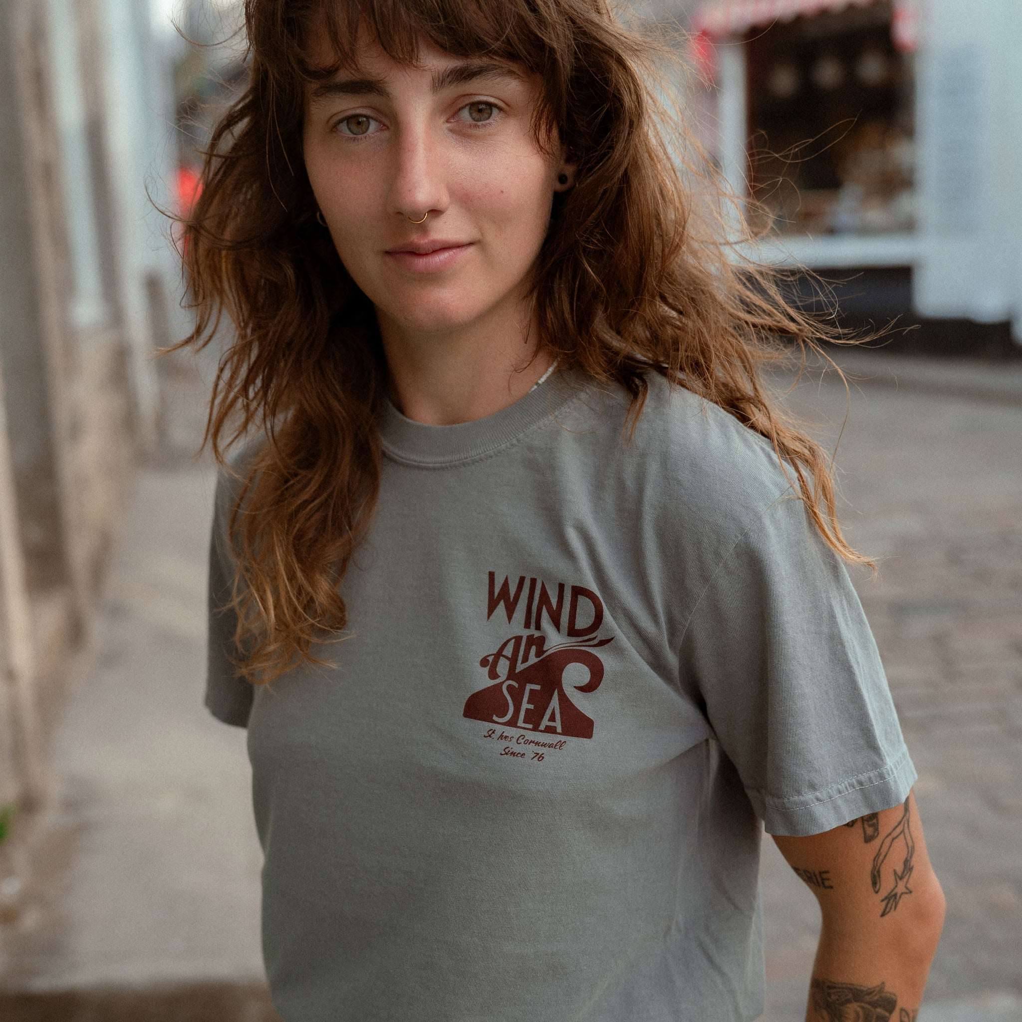 WindanSea Logo T-Shirt | Grey
