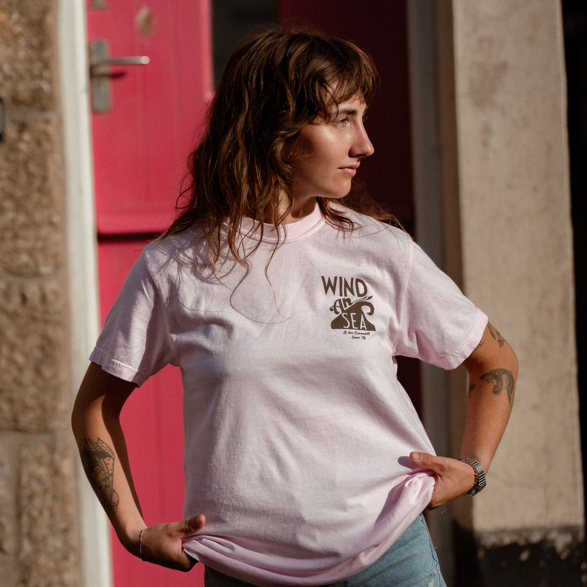 WindanSea Logo T-Shirt | Blossom