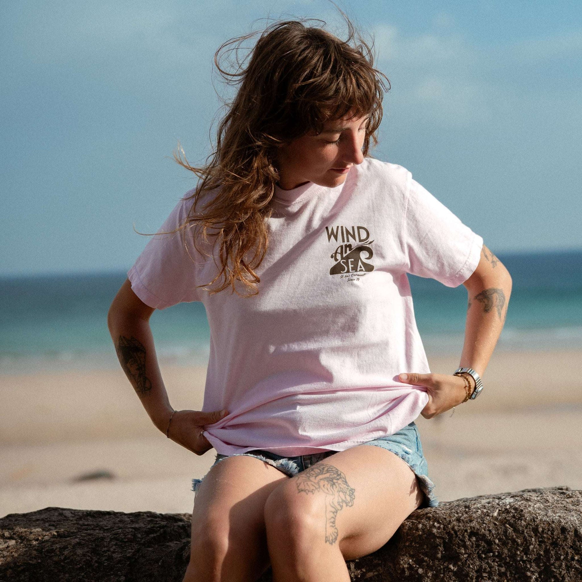WindanSea Logo T-Shirt | Blossom