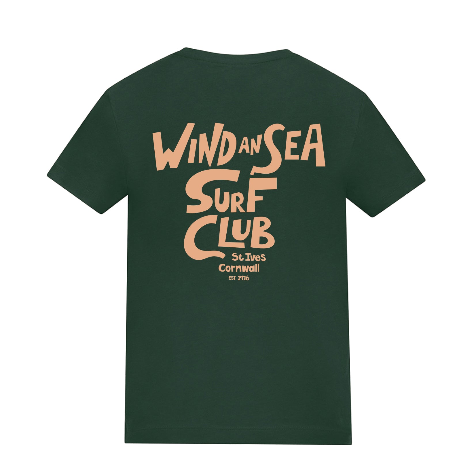 WindanSea - Kids Windy Surf Club T-Shirt | Bottle Green