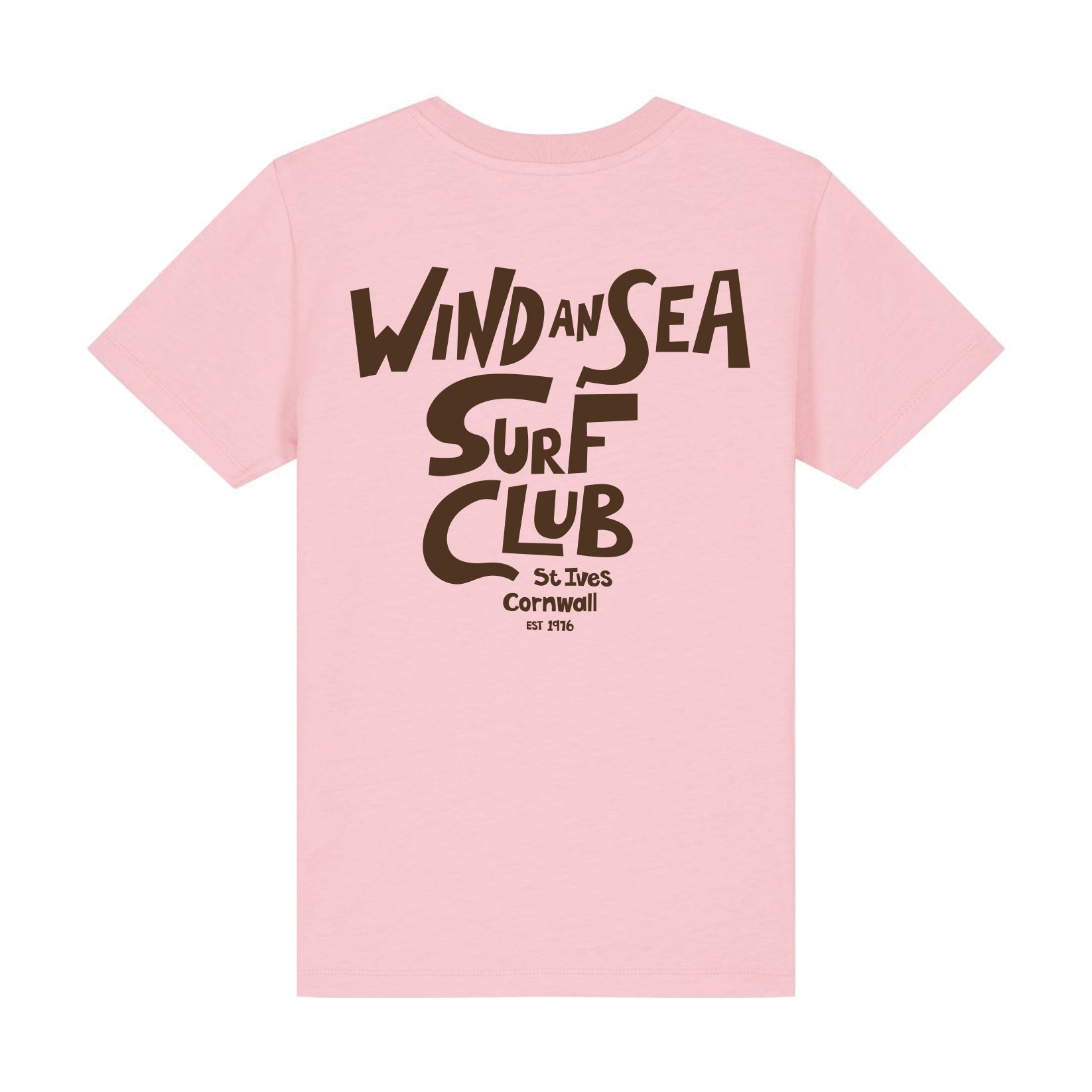WindanSea - Kids Windy Surf Club T-Shirt | Cotton Pink